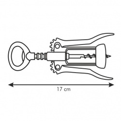 Stainless corkscrew - PRESTO