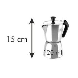 Cafetera espresso sobre estufa - PALOMA - con 2 tazas - 