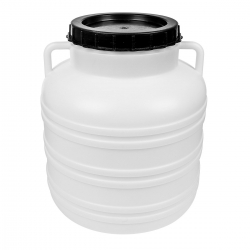 Cabbage and cucumber pickling barrel with handles - 40 litres