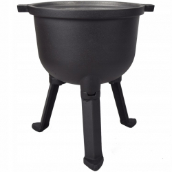 Campfire cast iron Dutch oven - Made in Poland - SPIRIT OF THE BIALOWIEZA PRIMEVAL FOREST - 8 litres