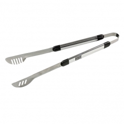 Stainless steel barbecue tongs - 49 cm