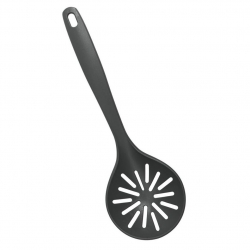 Slotted spoon - Sascia - graphite grey
