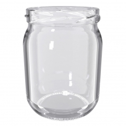 Glass twist-off jars, mason jars - fi 82 - 540 ml - 40 pcs