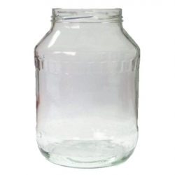 Glass twist-off jar, mason jar - fi 100 - 2.65 l - 4 pcs