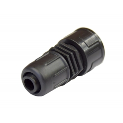 16-mm pipe entry connector for the Tandem/Junior seeping line reduction