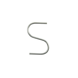 S-shaped smokery hooks - 6 cm - 100 pcs