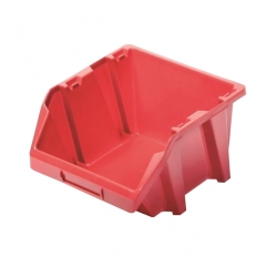 Caixa de ferramentas, bandeja de oficina Bineer Short - 19,8 x 21,4 cm - vermelho - 