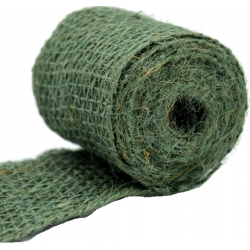 Jute tape - perfect for ornaments and decorations - 6 x 300 cm - green
