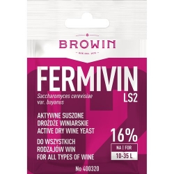 Fermento para vinho seco - Fermivin LS2 - 7 g - 