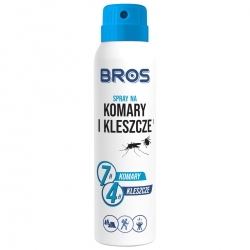Spray repelent de țânțari și căpușe - BROS - 90 ml - 