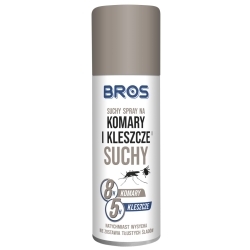Spray uscat pentru tantari si capuse - BROS - 90 ml - 