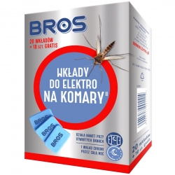 Elektronisk myggeafvisende refills - Bros - 20 stk - 