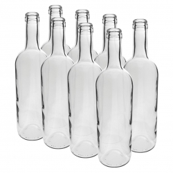 Set Weinflaschen - 8 x 750 ml - 
