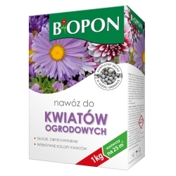 Fertilizzante per tutti i fiori da giardino - BIOPON® - 1 kg - 