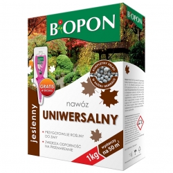Yleiskäyttöinen puutarhan syksyn lannoite - BIOPON® - 1 kg - 