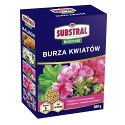 "Burza Kwiatów Balkon" (Storm of Flowers - Balcony) Fertilizzante per piante da balcone a lunga durata - Substral® - 300 g - 