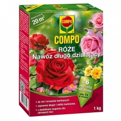 Ilgstošs rožu mēslojums - iedarbība līdz 6 mēnešiem - Compo® - 1 kg - 