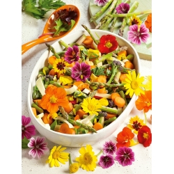 Hierbas comestibles y flores mezcla semillas - 