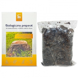 Mycelium for effective removal of stumps and composting
