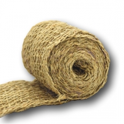 Jute tape - perfect for ornaments and decorations - 6 x 300 cm - natural