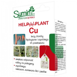 Palīdzība Plant Cu - uzlabo augu izturību pret patogēniem, lapu un dzinumu nekrozi - Sumin® - 20 ml - 