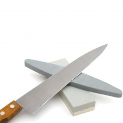 Pedra de amolar para afiar facas, foices e outras lâminas - 