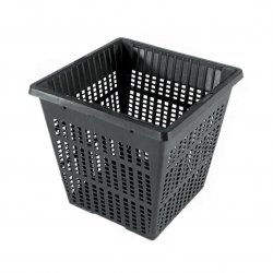 Basket (pot) for aquatic plant cultures, sized  11x11x11 cm
