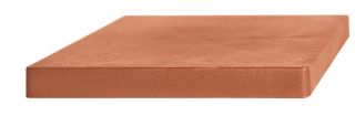 Plate-forme carrée à roulettes pour pots "Mobile Platform Square" - 29 cm - couleur terre cuite - 