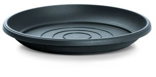 "Terra" udendørs gryde tallerken ø 21 cm - antracitgrå - 