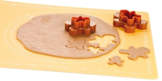 Two-sided cookie cutters - gingerbread men - DELÍCIA - 4 sizes
