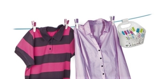 Știfturi de îmbrăcăminte într-un coș decorativ - KIT CURAT - 20 buc - 