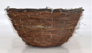 Pletena košarica za rože iz pletenine - 30 cm - model FL5283 - 