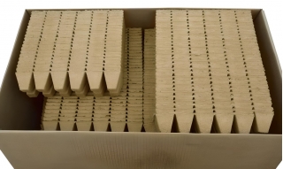 Macetas de turba cuadradas, macetas de iniciación 5 x 5 cm - 3960 piezas - 