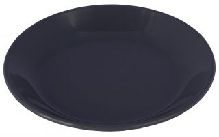 "Kolor" saksı tabağı - 9 cm - antrasit-gri - 