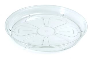 库比花盆的茶碟-17,5厘米-透明 - 