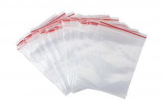 Resealable zip bags 100 x 150 x 0.035 mm - 100 pcs.
