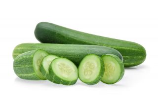 Cucumber "Ines F1" - dark green variety with soft skin for greenhouse cultivation - 35 seeds