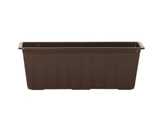 長方形の屋外植木鉢-アグロ-50 cm-ブラウン - 
