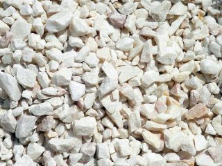 Hvidt marmor korn - 4-10 mm - 5 kg - 