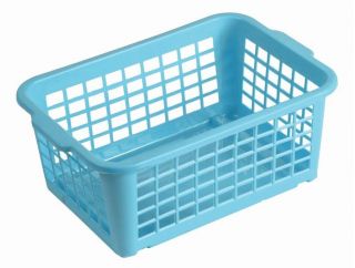 Blue storing basket - 30 x 20 cm