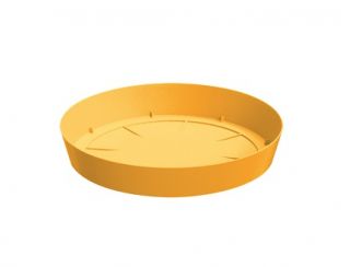 Lahka krožnica za cvetlični lonec Lofly - 10,5 cm - indijsko rumena - 