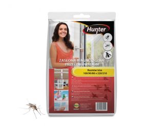 Hvit magnetisk insektdørsskjerm - 100 x 220 cm - Hunter - 