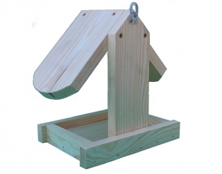 Sieninis paukščių tiektuvas - žaliavinė mediena - 