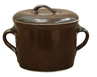 Pot stoneware kosong dengan penutup - 1.8 l - 