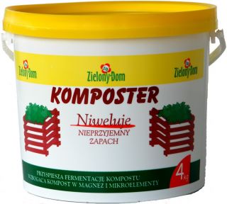 Komposter - เพิ่มปุ๋ยหมักและทำให้เป็นกลางกลิ่น - 4 กก - 