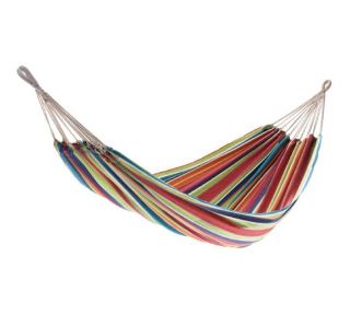 Canvas hammock - 200 x 100 cm - without support posts, with a handy canvas case