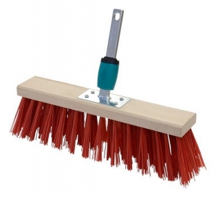 Broad street broom - for pavements and driveways - 50 cm + 130 cm handle