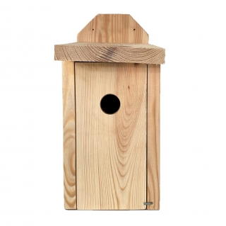 Fuglehus til bryster, træspurve og fluesnekkere - til montering på vægge - rå træ - 