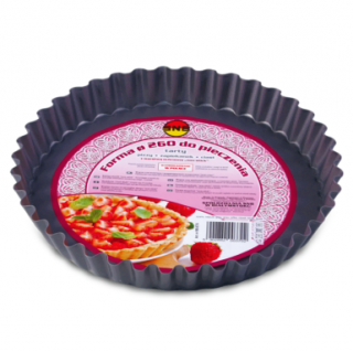 Teglia grigia antiaderente per crostate e pizza - ø26 cm - 