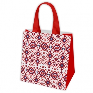 Toidukaupade kott - Nordic Pattern 1 - 38 x 38 x 17,5 cm - 